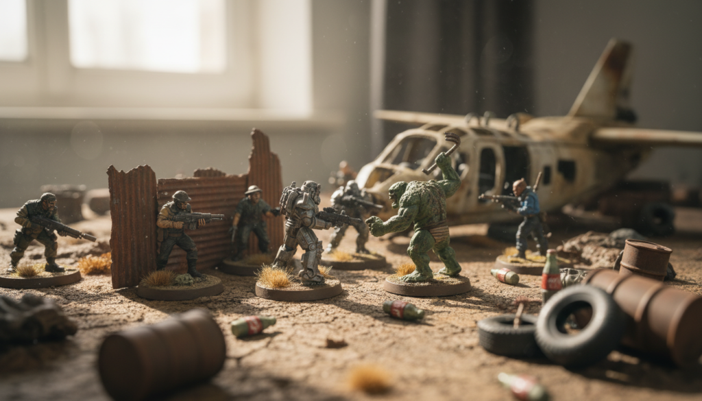 fallout: wasteland warfare revient en 2026 avec un nouveau chapitre captivant, offrant aux fans un jeu de figurines stratégique riche en aventures post-apocalyptiques.