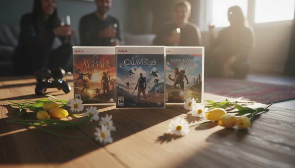 découvrez en mai une offre exceptionnelle avec playstation plus : profitez de 3 jeux aaa incontournables offerts pour célébrer le mois en fête. ne manquez pas ces titres phares gratuits dès maintenant !