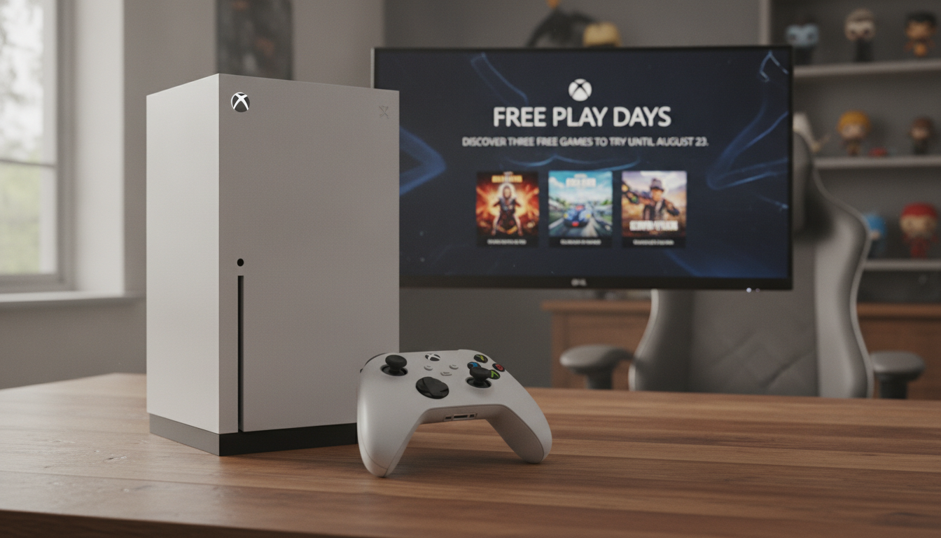 profitez des xbox free play days et découvrez trois jeux gratuits à essayer jusqu'au 23 août. ne manquez pas cette occasion de jouer sans frais pendant une durée limitée !