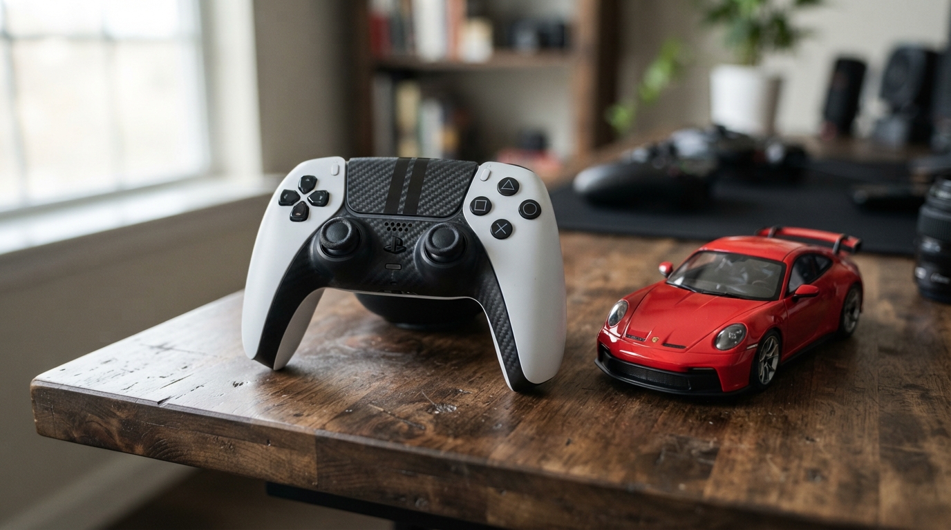la manette dualsense ps5 en édition limitée gran turismo est disponible en précommande. découvrez ce modèle spécial inspiré de l’univers de la course.
